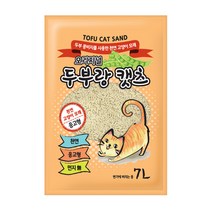 두부랑 캣츠 이코노미 오리지날 고양이 모래 7L 6개, 1개