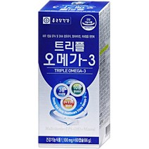 종근당건강 트리플 오메가3 60캡슐 (60일분), 1개, 1100mg, 60정