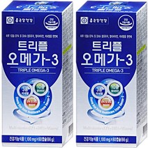 종근당건강 트리플 오메가3 60캡슐 (60일분), 2개, 60정