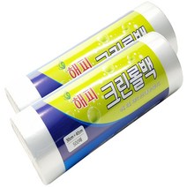 해피크린 롤백 비닐백 업소용30x40cm 500매 위생비닐 위생크린롤백, 2개