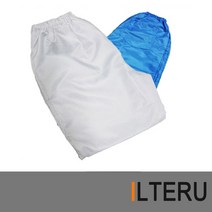 일터루 제전복 방진복 제전방지 하의, 화이트, 1개