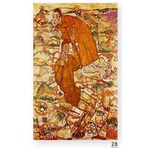 레드블랙 인테리어 소품 에곤쉴레 작품 명화 캔버스 액자 28종, 28