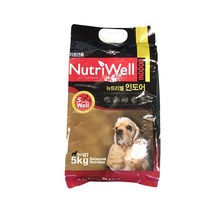 뉴트리웰 인도어 5kg 강아지 사료, 빠른발송선택, 1, 1개
