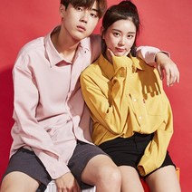 김남매옷장 오버핏 무지 남방 남녀공용 루즈핏 셔츠 봄 가을 14color