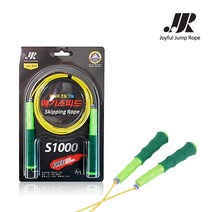 JJR 메가스피드 줄넘기 S1000 초급자용, 노랑(연두/초록)