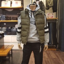 뱅뱅 남녀 공용 오리털 조끼