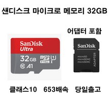 샌디스크 파나소닉 루믹스DMC-FS7카메라micro메모리카드32gb, 32GB