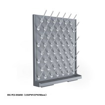 노바복스 초자건조대 페그보드 드립랙 KD2, 01_KD2G(그레이), 1개