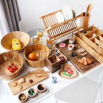 [마켓비] DISHOME 시리즈, 샐러드포크 18.5cm 대나무