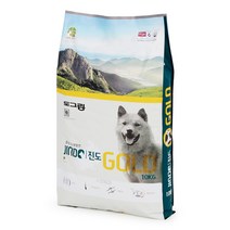 도그랑 진도 골드 중형견 대형견용 10kg 강아지 개 애완견 맛있는 영양 사료 밥, 양
