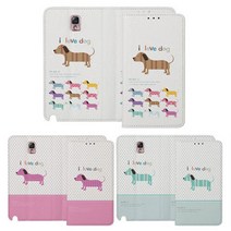 에코스킨 아이러브독 월렛 휴대폰케이스 갤럭시S6 엣지플러스(G928)