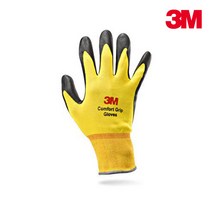 3M 코팅장갑 컴포트그립장갑 - 옐로우, 1개