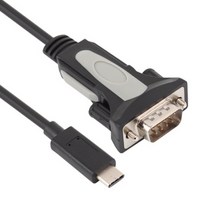 USB C타입 RS232 변환케이블 25핀 변환젠더포함 신형맥북/크롬북 시리얼통신 로보트 포스시스템카드단말기 연결 356524, 1개