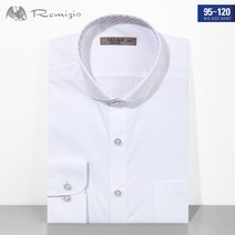SV1004 남성 슬림핏 화이트 긴팔 와이셔츠 [블랙수트나인]