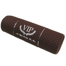 LF소나타 VIP 블랙다이아 메모리폼 등쿠션/목쿠션/팔쿠션/원통형쿠션, 원통형쿠션_브라운, 1개