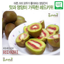 하동참다래농원 레드키위 (소~ 왕점보) ( 2kg~5kg ), 1box, 3kg (대과) 31개-35개