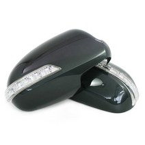i30 - 2WAY 카비 LED 사이드미러커버 백미러커버, 스틸그레이 9A