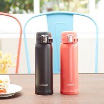 조지루시 초경량 원터치 보온 보냉 텀블러 SM-SD, 스텐레스, 600ml