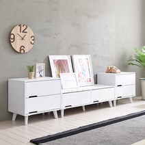 리젠우드H 돌피 B형 2400 거실장 세트 (착불)/, 올아카시아