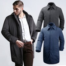 제이케이룩 쟌피엘 오리털 트렌치 패딩코트 남자덕다운 겨울점퍼