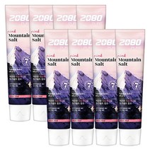 2080 퓨어 마운틴 핑크 솔트 치약, 160g, 8개