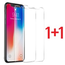다네코 코리아 1+1 아이폰X 전용 강화유리필름 아이폰x 아이폰xr 아이폰xs max, 2매입