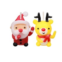 루돌프 산타 양초 만들기, [SET]루돌프+산타, 2개입