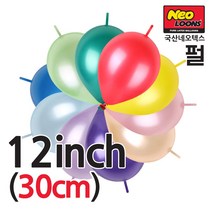피플스파티 꼬리풍선 12인치(30cm) 펄 타이룬 100개, 레드, 1개