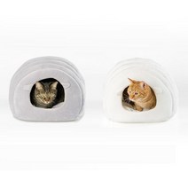 고양이 패딩 숨숨집 하우스, 그레이