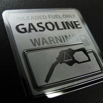 금속 주유구스티커 D타입 가솔린 디젤 LPG, 3-LPG
