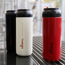 트윙고 T1 보온보냉 텀블러, 블랙, 400ml