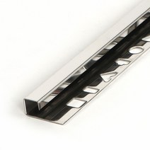 타일마감재 스텐 실버 직각 10mm(길이1.1m), 길이1100mm(일반택배발송)