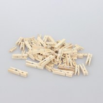 쉬운가게 미니나무집게 사진걸이집게 2.5cm (약38개), 38개입