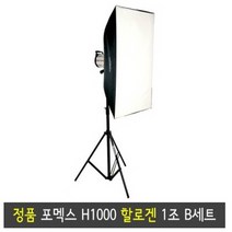 지속광조명 FOMEX H1000 할로겐 소프트박스 1조 B세트 / 사진촬영조명 사진조명 카메라조명 지속광 촬영조명 스튜디오조명 영상조