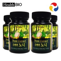 힐링 간편한 노니 60정(노니 추출물분말 노니정), 36g, 4통