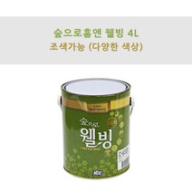 KCC정품 숲으로홈앤 웰빙 4L 친환경 고기능성 페인트 벽지용 페인트, NA155