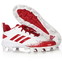 ADIDAS [5233] 아디다스 애프터버너 V MD 포인트화 (백+적)