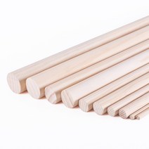 셀프인테리어마켓 목봉 재단 - 스트레칭봉 DIY원목봉 우드봉 나무봉 DIY 목재, 두께 1cm - 길이 70cm