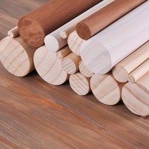 만물트럭 목봉 무료재단 나무봉 DIY 마크라매재료 원목봉 우드봉 목재, 목봉 4cm - 길이 40cm