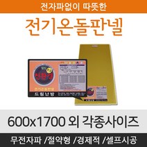 전기온돌판넬 바닥난방 셀프시공 600x1700 각종사이즈, 850mm x 2000mm
