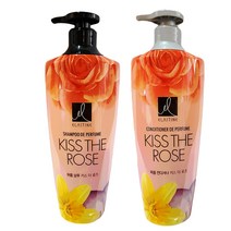 엘라스틴 키스더로즈 샴푸600ml+린스600ml 퍼퓸샴푸, 2개