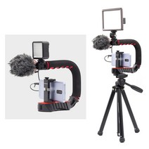 Ulanzi 넘버원 디렉터 패키지 3차최저가 구성 U-Grip PRO 신형, 옵션3 : U형그립+스마트폰 홀더+마이크+룩스패드22(배터리팩 포함)