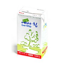 에버휩 식물성 생크림 1030g, 에버휩 식물성 생크림 1030g (종이박스)