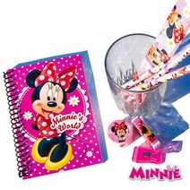 디즈니 미니마우스 폴리백 8피스 문구세트 학용품세트 연필 지우개 노트, 랜덤, 1개