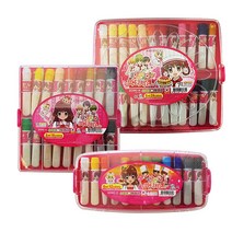 동아 수채화물감 플라스틱케이스 여아용(12색 18색 24색)_ 랜덤발송