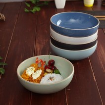 소야도자기 아름 비빔면기 그릇, 민트, 1개