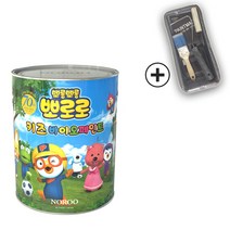 노루페인트 뽀로로 키즈 바이오 페인트 0.9L 반광 간단세트, 뽀로로 연초록