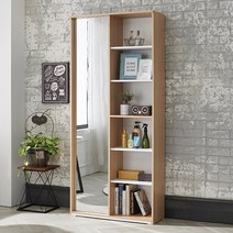 라벨라F 에이린 800 전신거울 수납장 (착불)/, 다크그레이