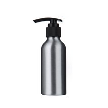 [허브스프레이] 알루미늄용기 디스펜서 30ml 50ml 100ml 120ml 150ml 250ml 500ml 펌프용기, 검정캡