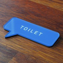 두버디 큐사인 심플 문패_모던 문패/도어사인, 14.블루-모던한폰트